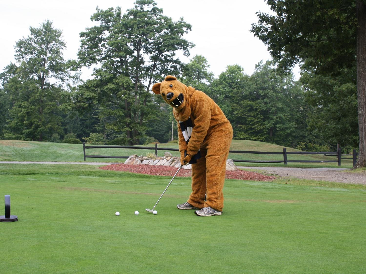 The Nittany Lion on the Golf Course 