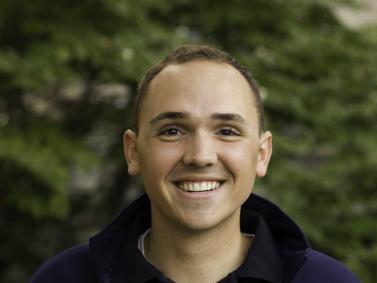 Chemical engineering senior Braden Gourley
