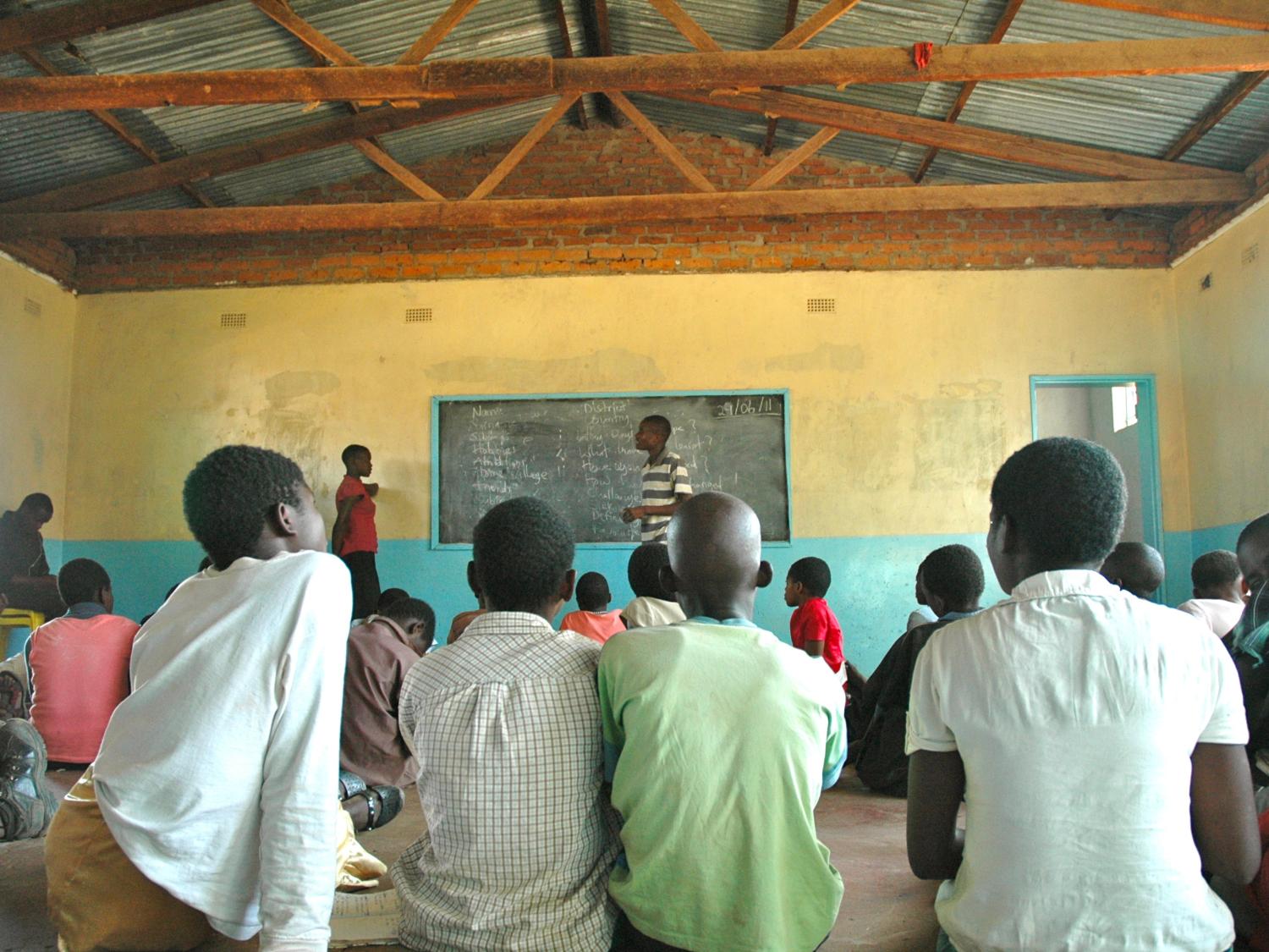 Malawi classroom