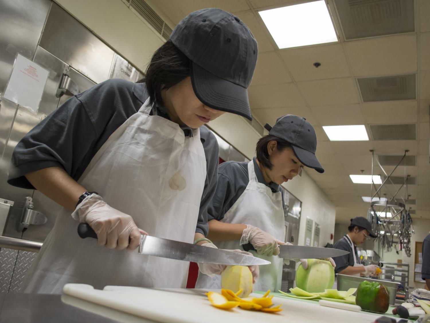 Duy Tan University faculty cook in Cafe Laura