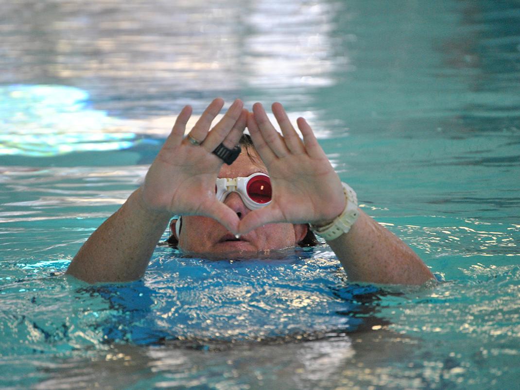 Holly Mckenna Swims for a Cure