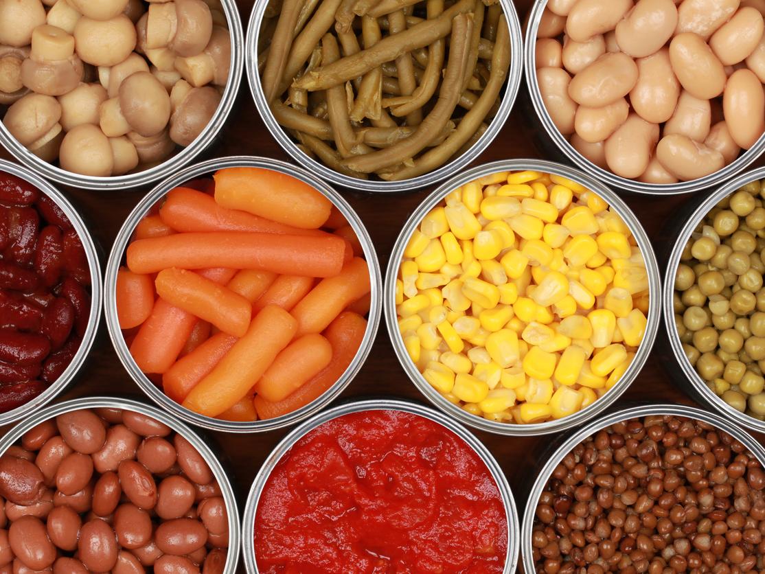 Vegetables in Cans
