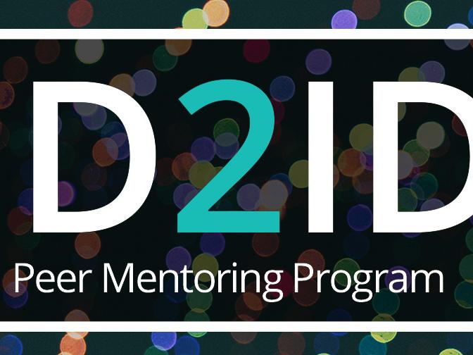 Image with the text ID2ID: Peer Mentoring Program
