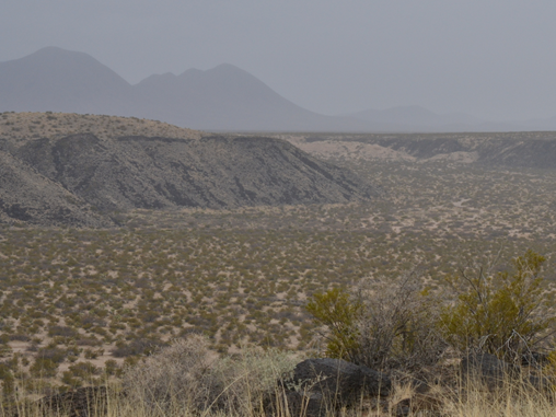 Scientists collected rock samples from Kilbourne Hole volcanic crater in New Mexico 