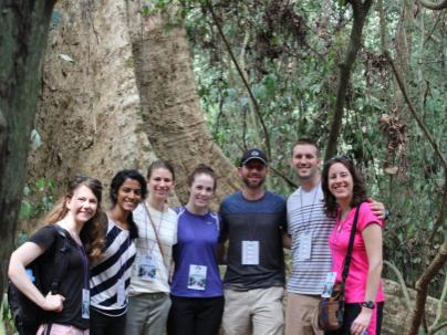 Penn State Hershey clinical participants in Ghana pose for a photo.