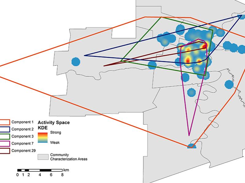 Map of risk locations