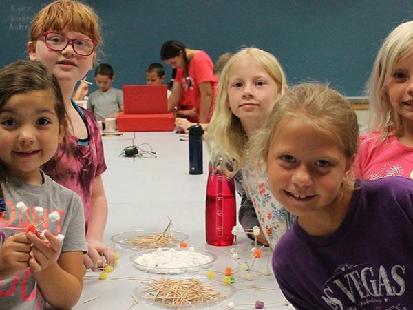 Students at 2018 Kids' College