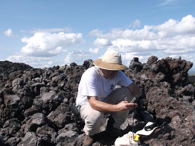 collecting samples