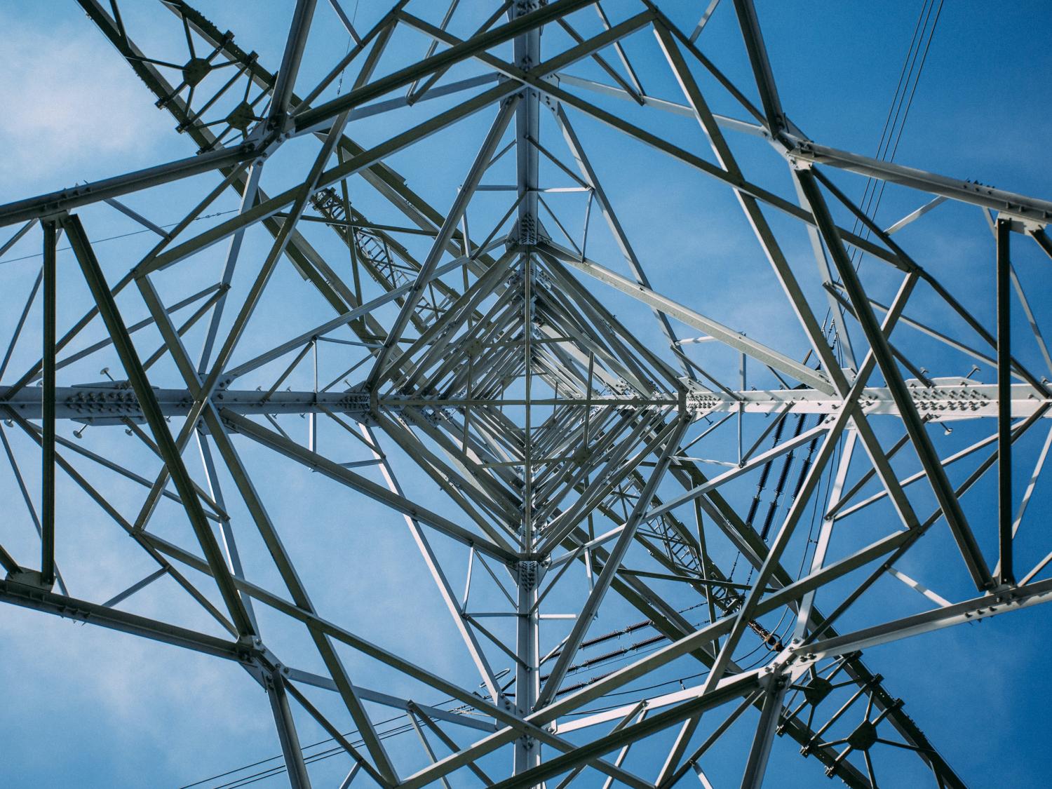 power line transmission tower