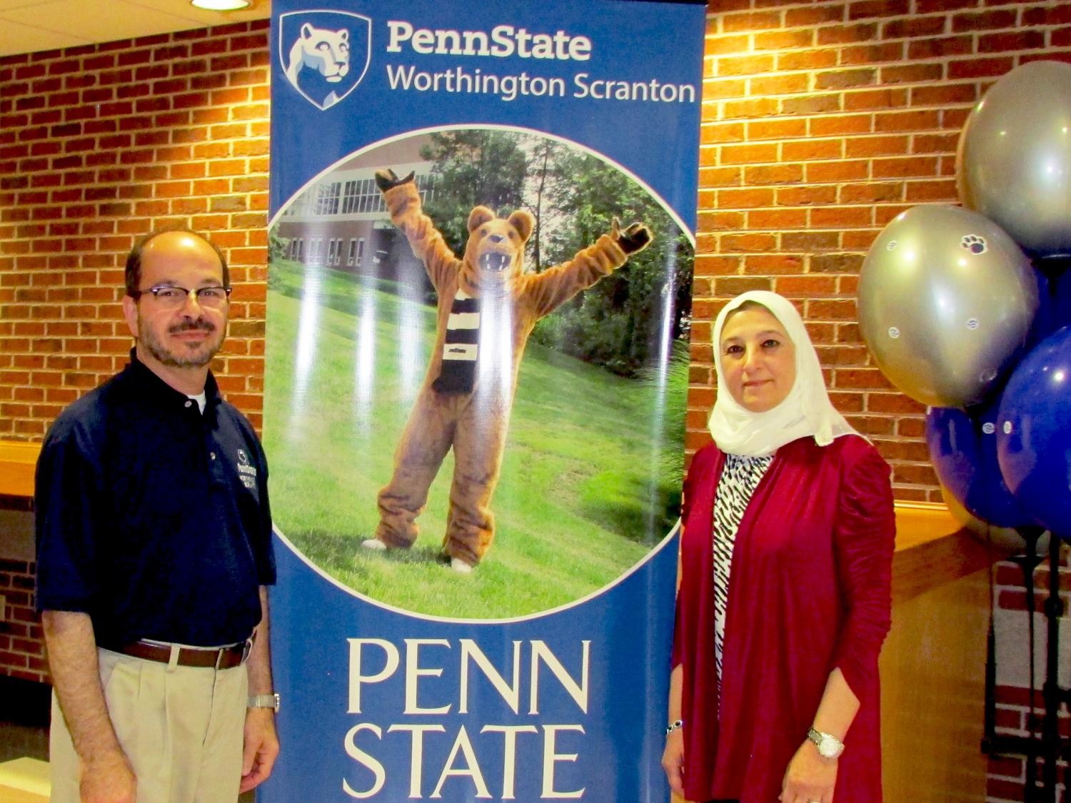 Marwan Wafa and wife