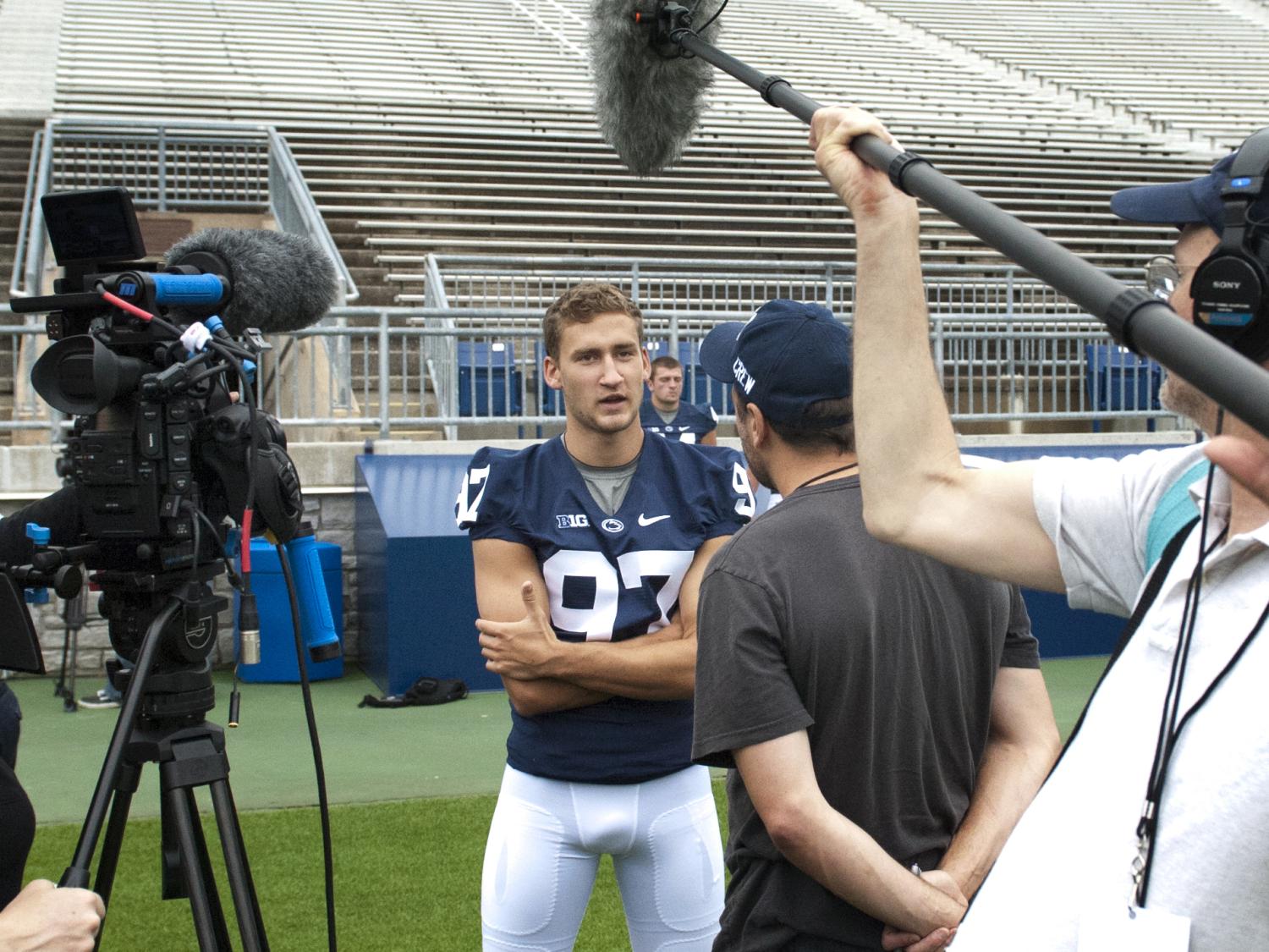 Kicker Sam Ficken at media day 2013
