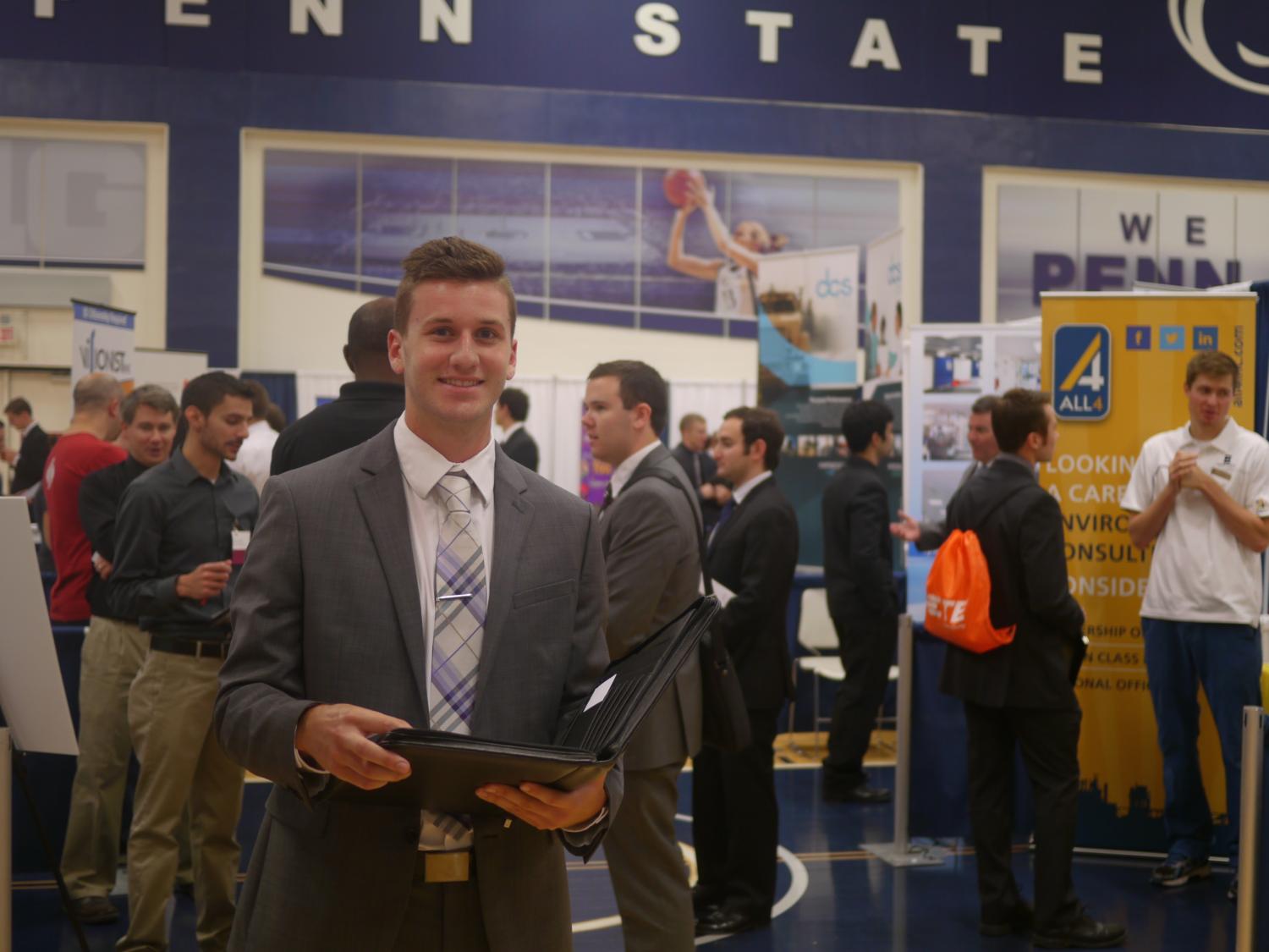 Mike Wilkie at Penn State's Fall Career Fair