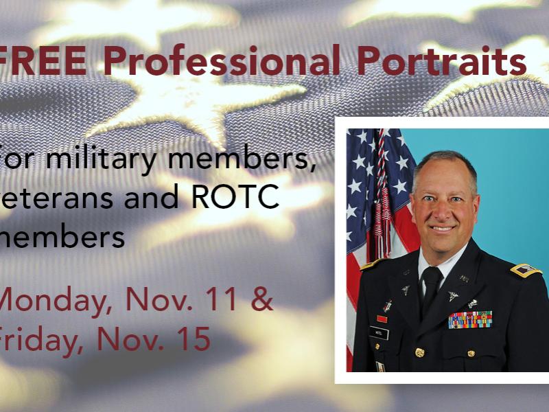 Military professional portraits