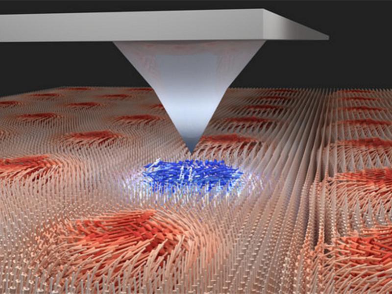Vortex Nanodomain Arrays