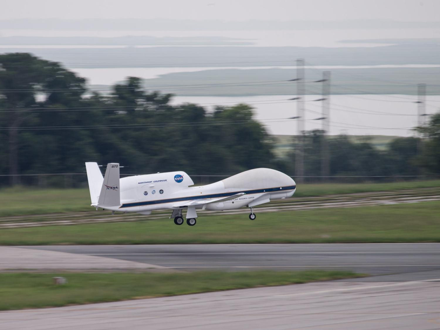 drone taking flight