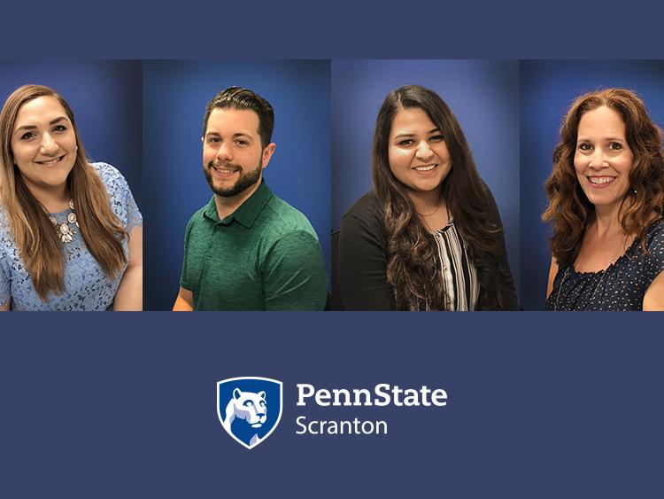 four employee headshots