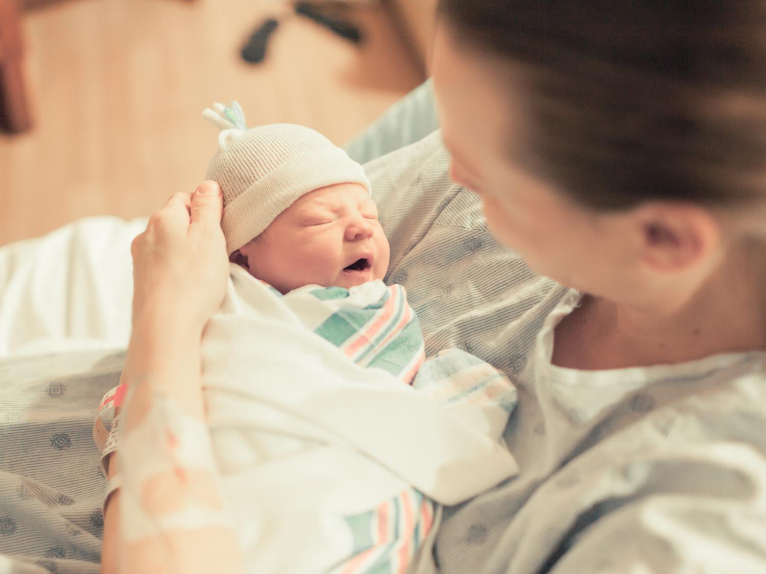 Mother and newborn