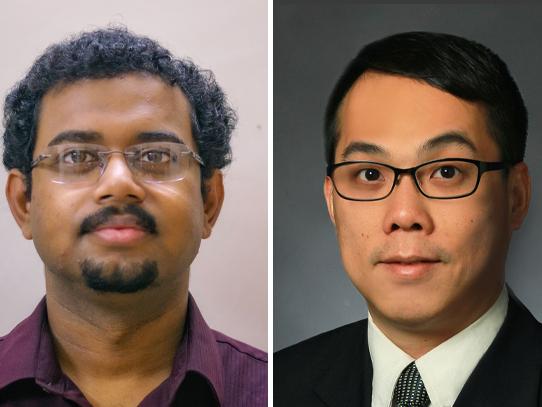 Parallel headshots of two men.
