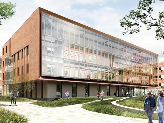 Architect's rendering of West 2 building