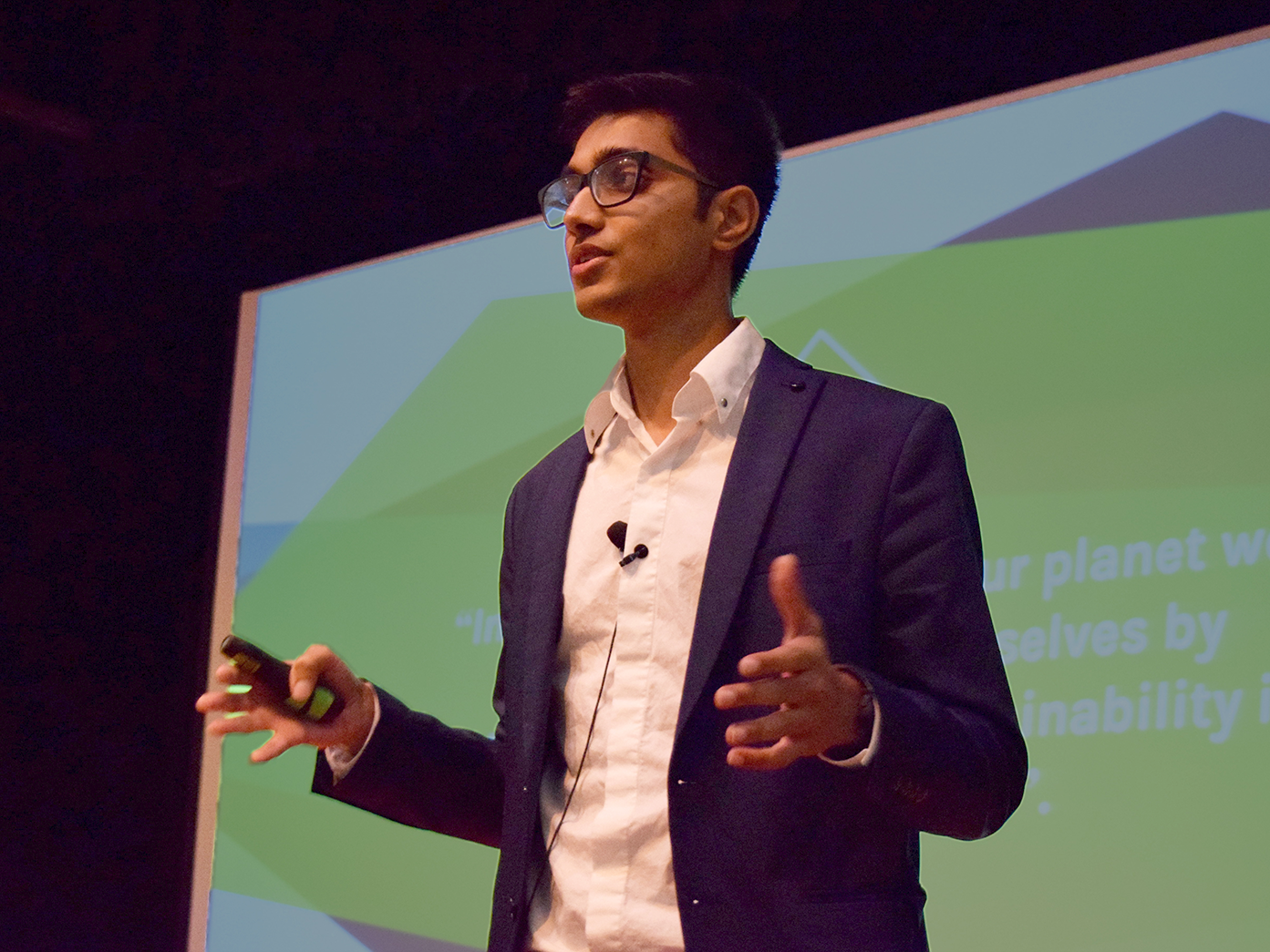 Nikhil Bharadwaj at TEDxPSU conference