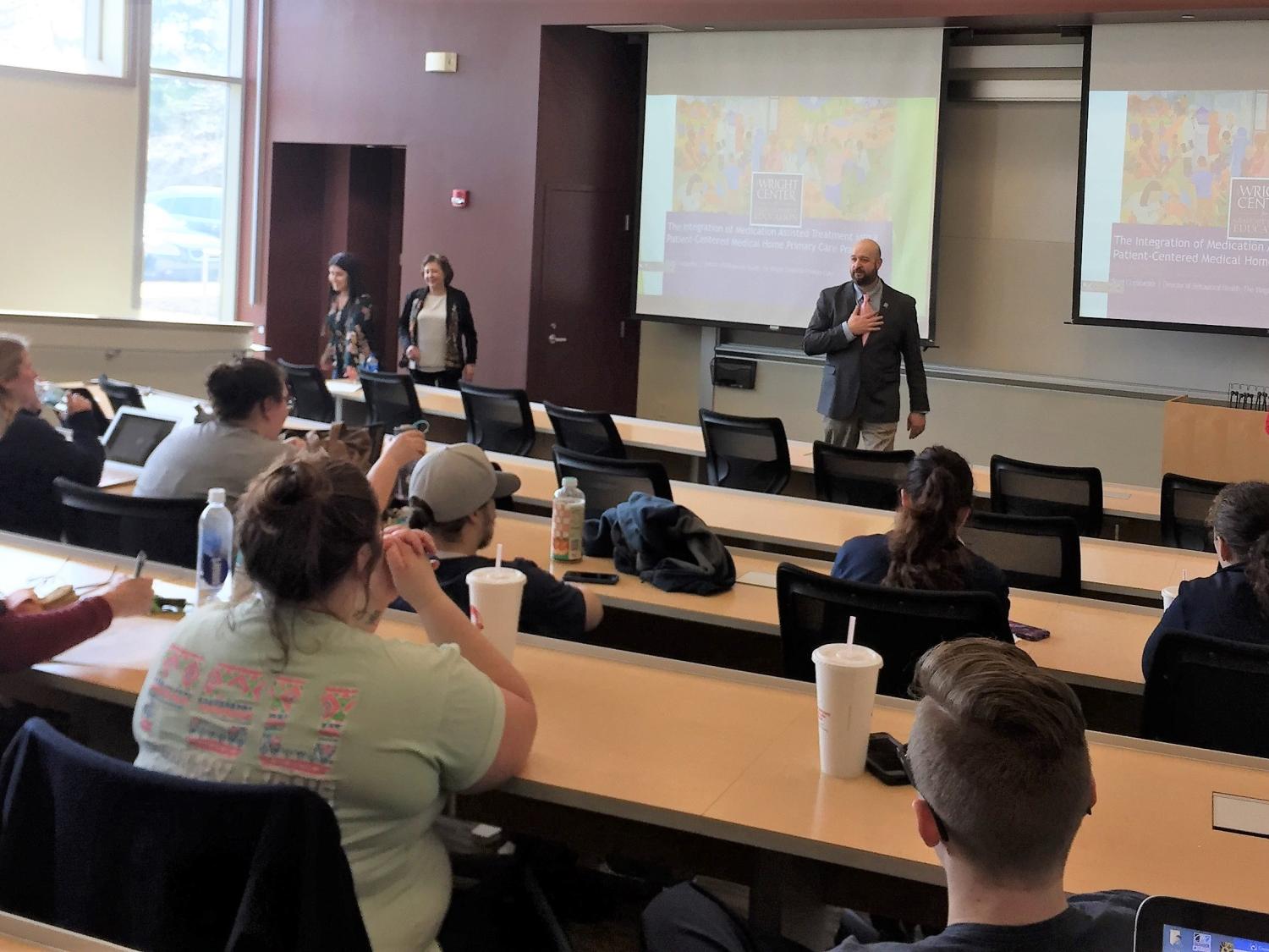 presenter at the recent opioid lunch and learn session