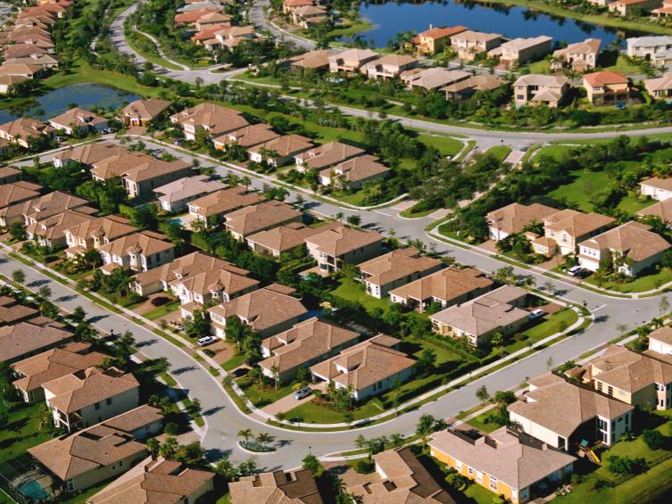 suburban housing development
