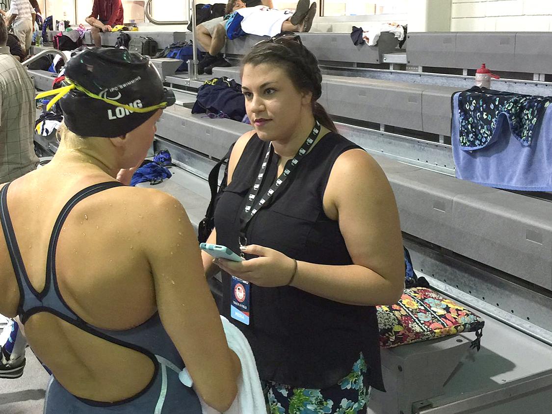 Paralympic swimmer interview