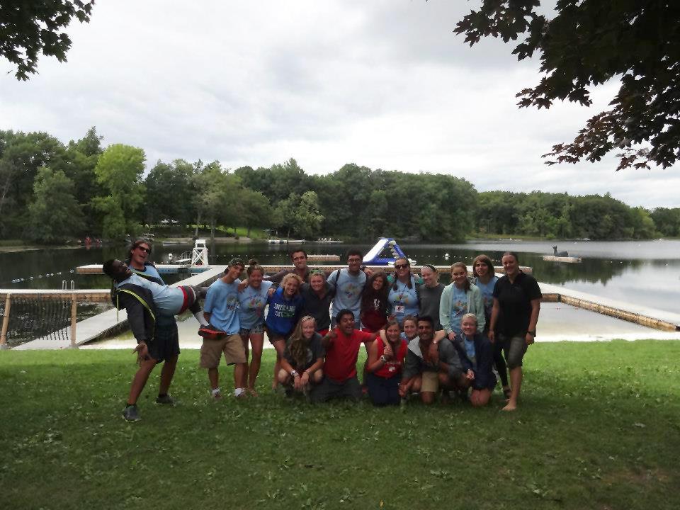 Anna Price with counselors