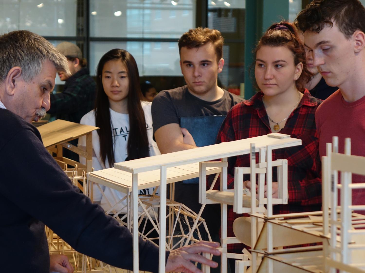 Professor of Architecture Loukas Kalisperis offers his critique of a second-year architecture student's work.