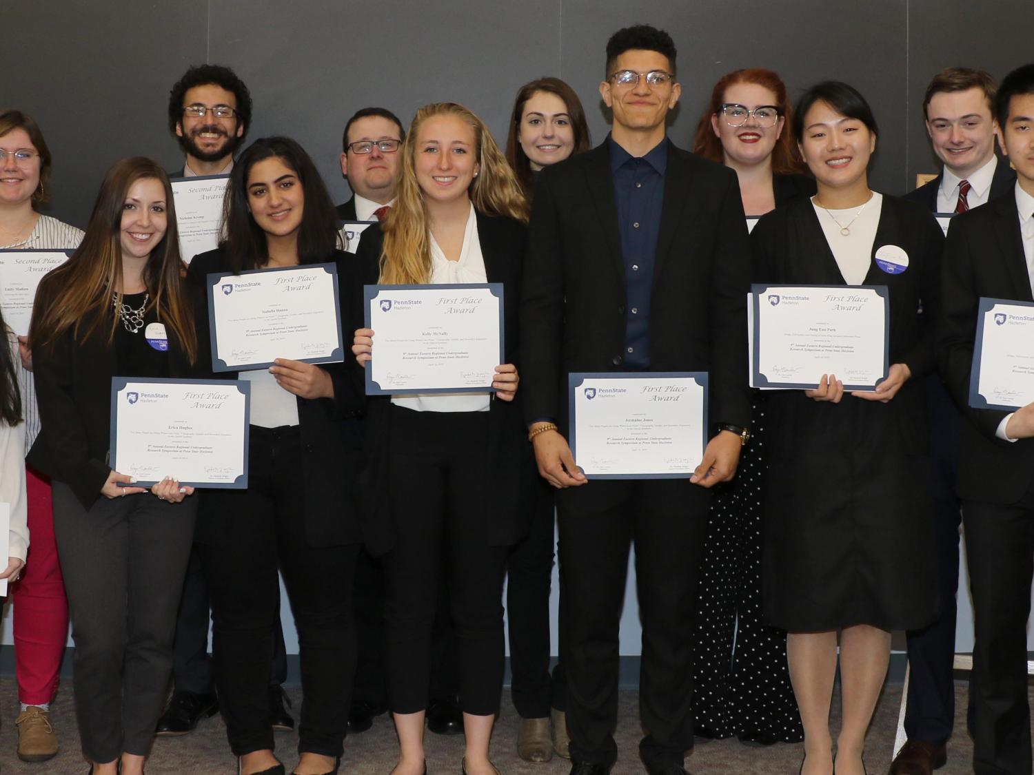 Eastern Regional Undergraduate Research Symposium winners