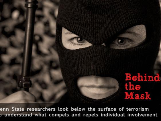 Terrorist wearing mask