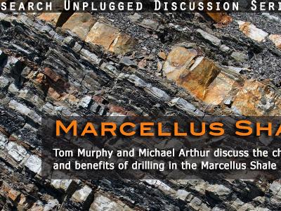 cross section view of shale embedded in layers in the ground