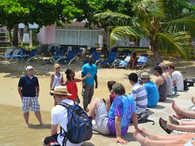 students in Jamaica