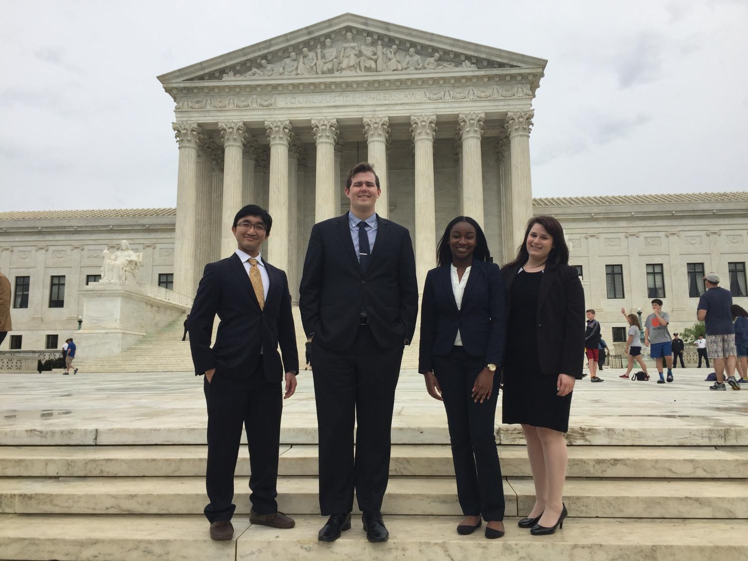 Penn State Law Civil Rights Appellate Clinic students at the U.S. Supreme Court