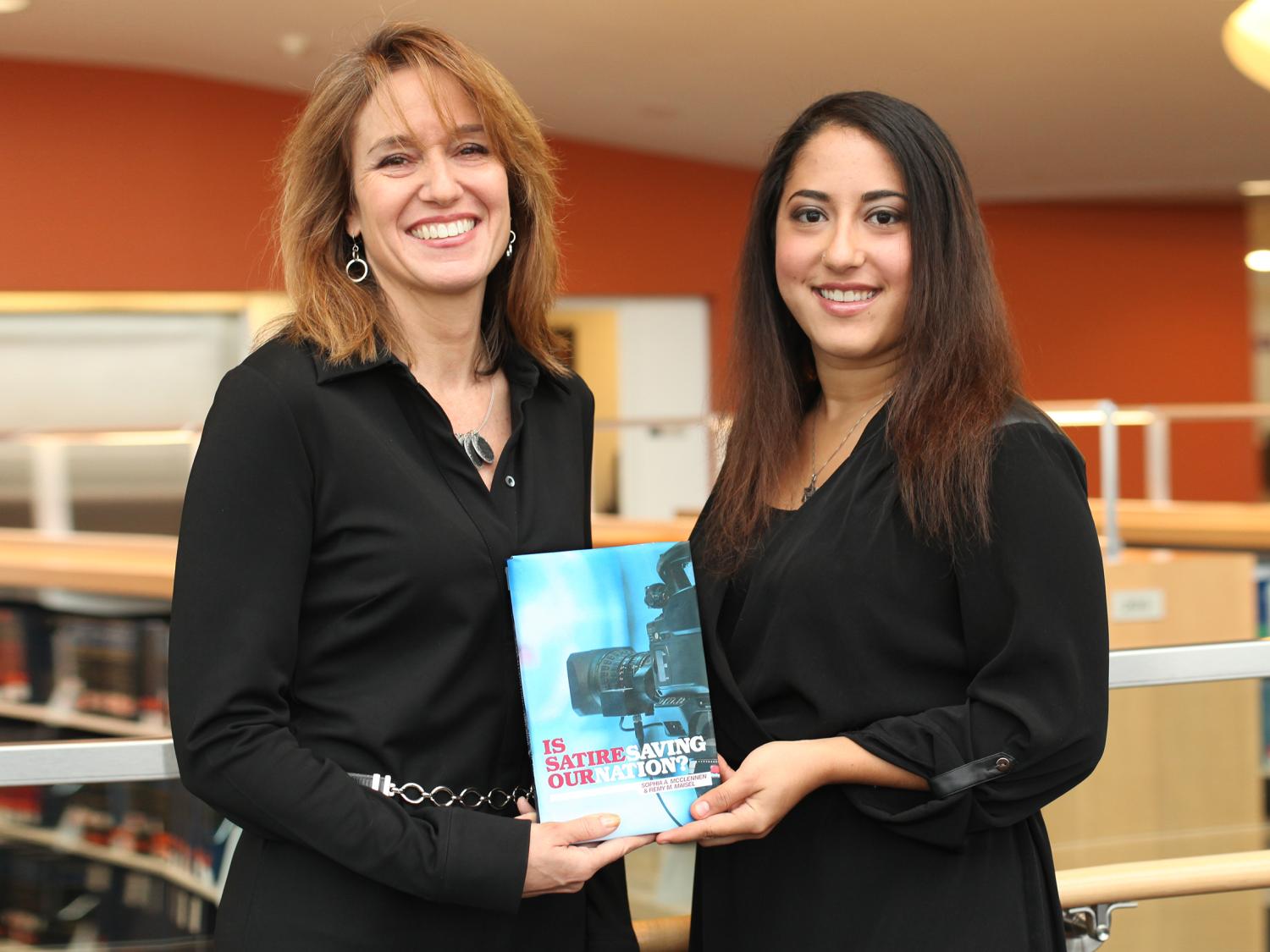 SIA Professor Sophia McClennen and Communications student Remy Maisel