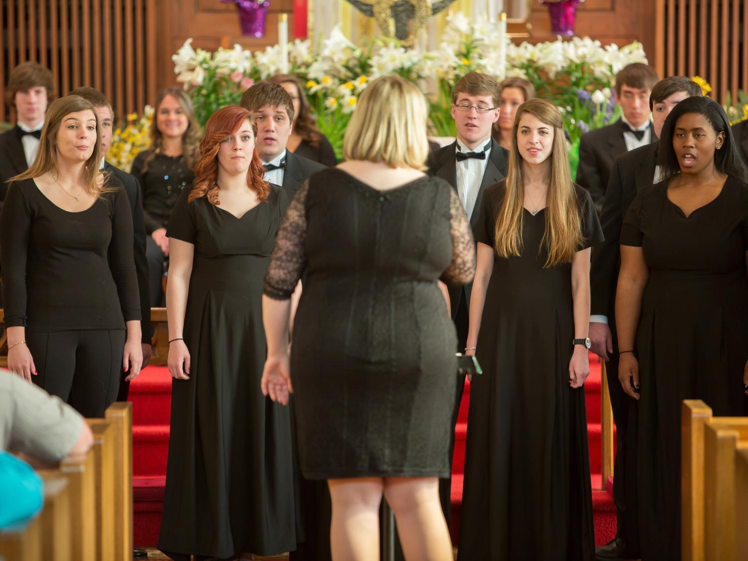 The Choirs of Penn State Behrend will perform their annual fall concert, "Dona nobis pacem," on Sunday, Nov. 16.
