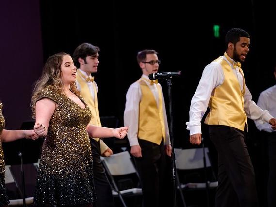 Rocktet members performing at last year's concert