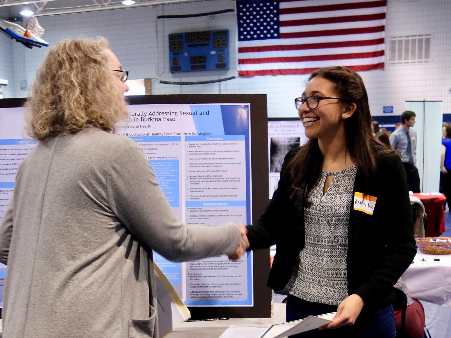 Spring 2018 University Libraries Undergraduate Research Award recipient at Penn State New Kensington