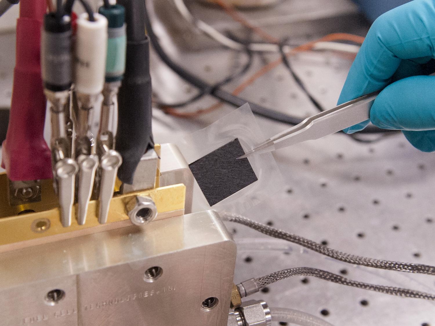 close up membrane electrode assembly