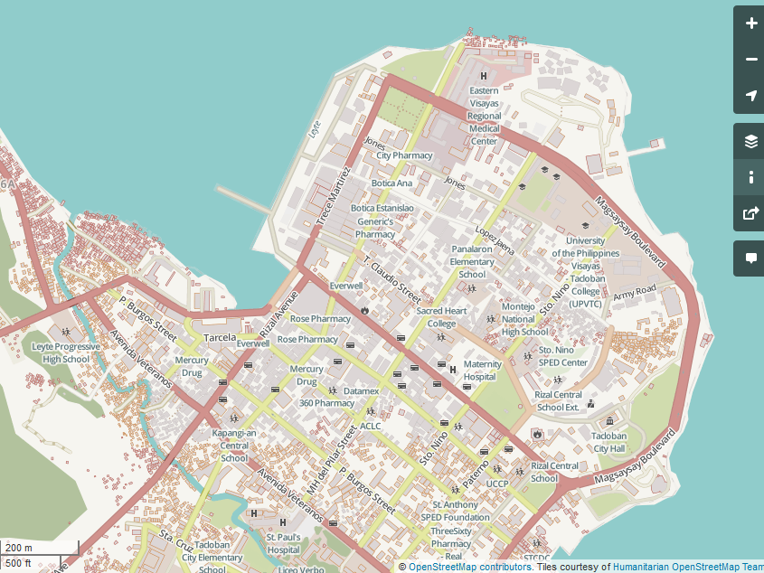 Tacloban map