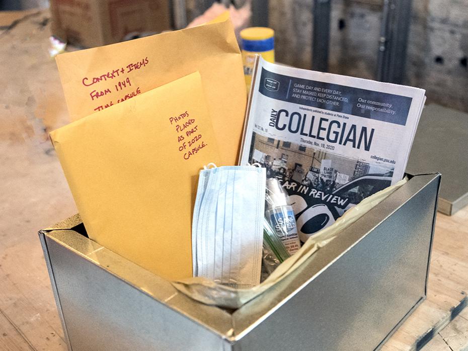 Time capsule contents