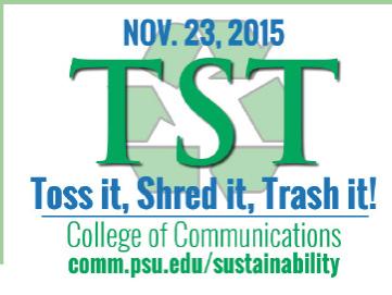 Logo for downsizing, sustainability day