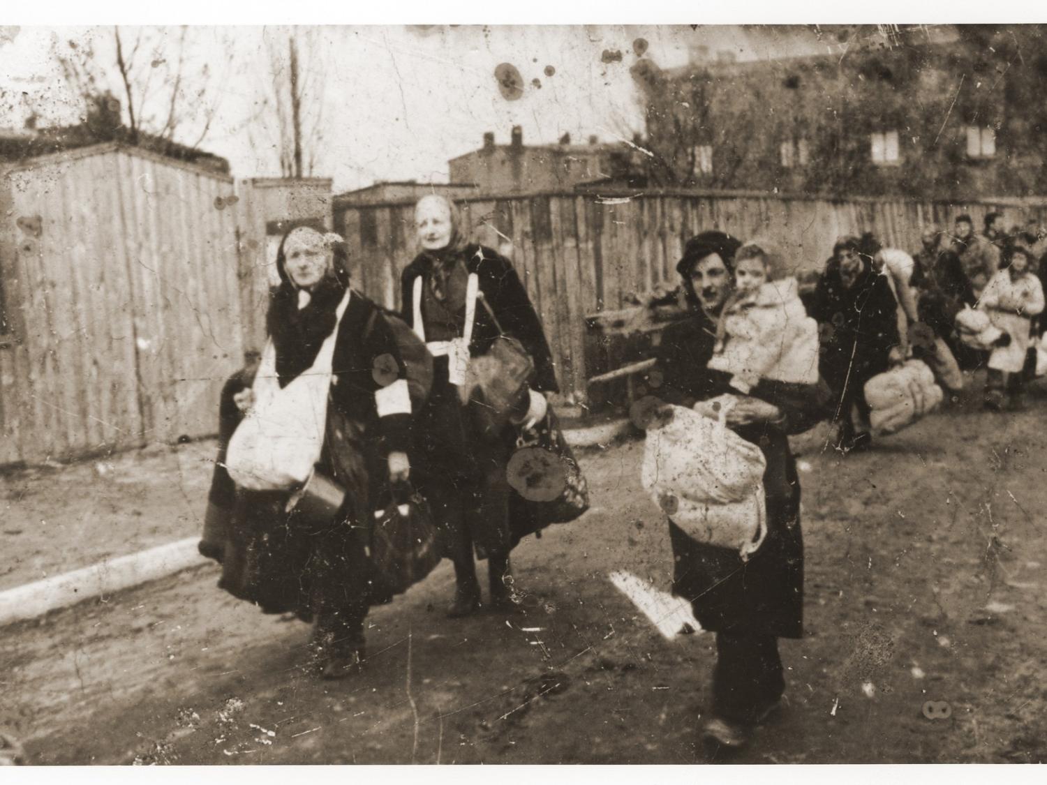 old photo of Jewish women during Holocaust