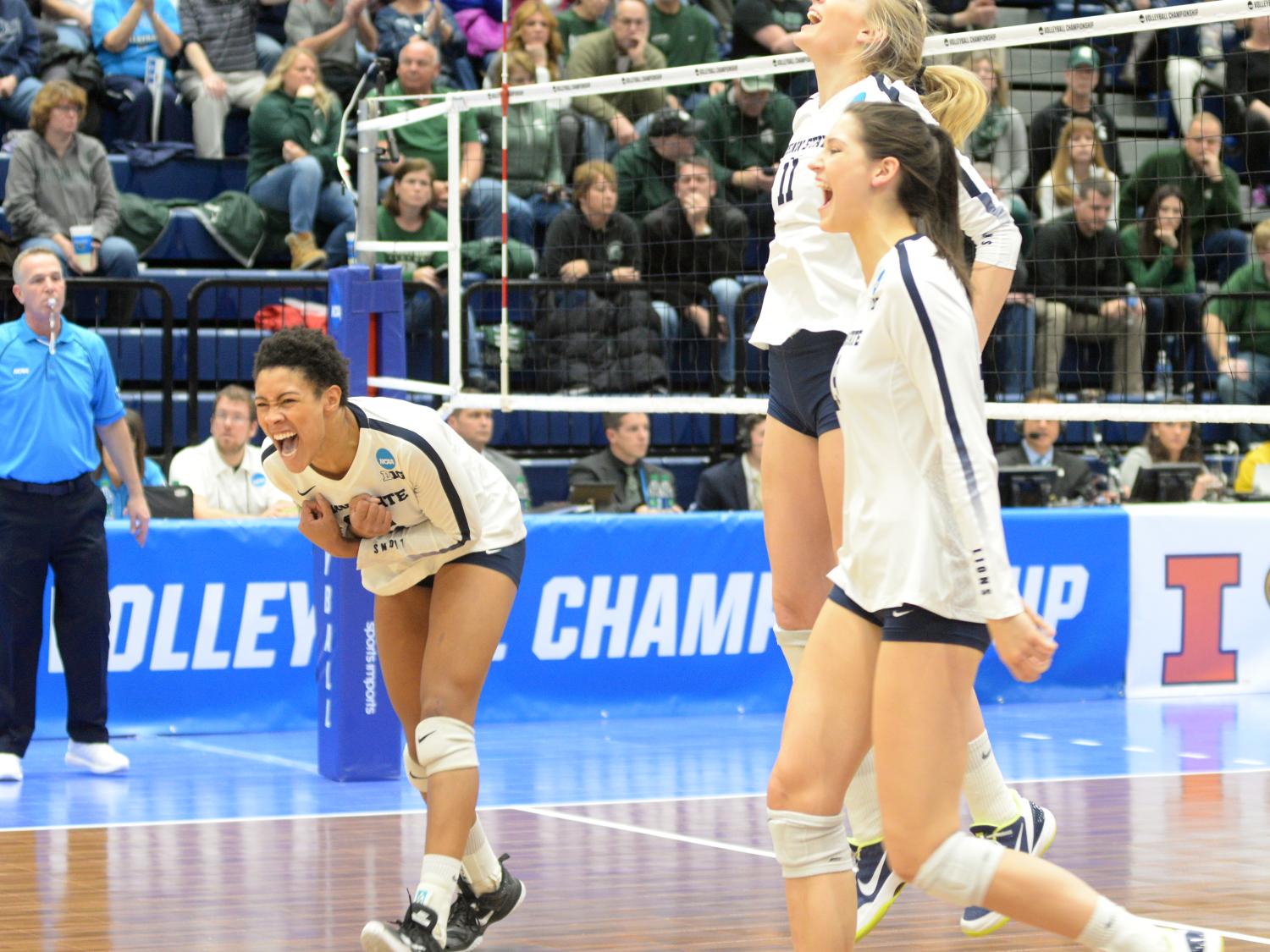 Simon Lee, team celebrates
