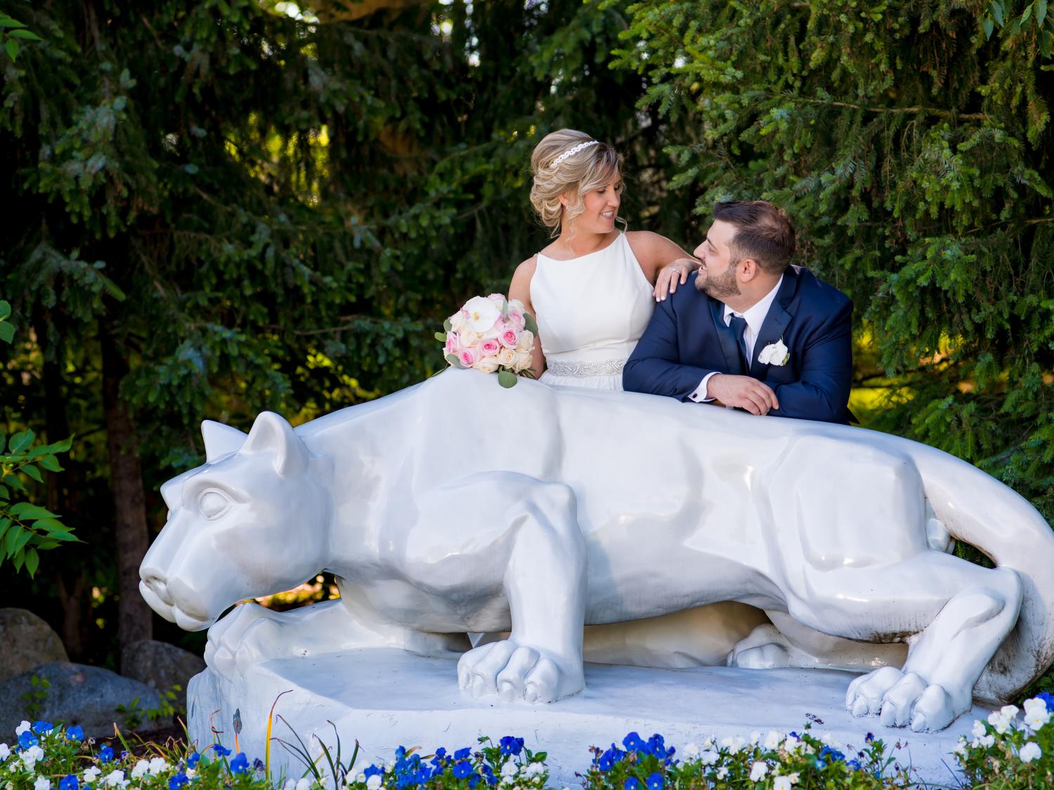 Bobbi Caprice and Vinny Gallo of Penn State Brandywine