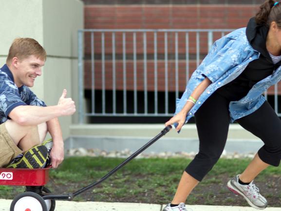 2013 Huck Olympics wagon relay