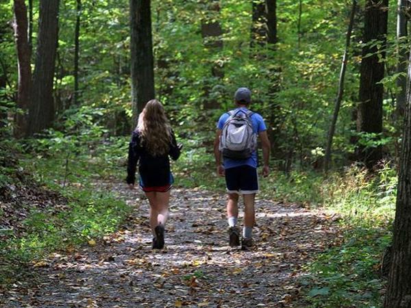 Walking in nature