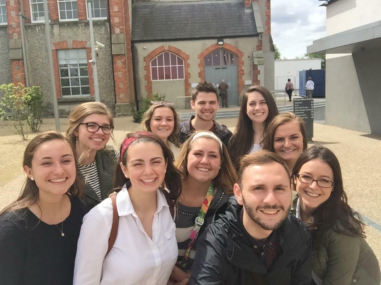 Penn State students abroad in Ireland