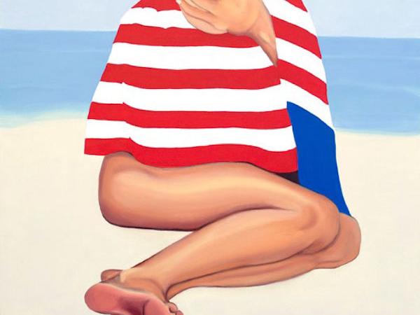 Elise Warfield, Onshore, 2017. Oil on canvas, 30 x 24 in. 