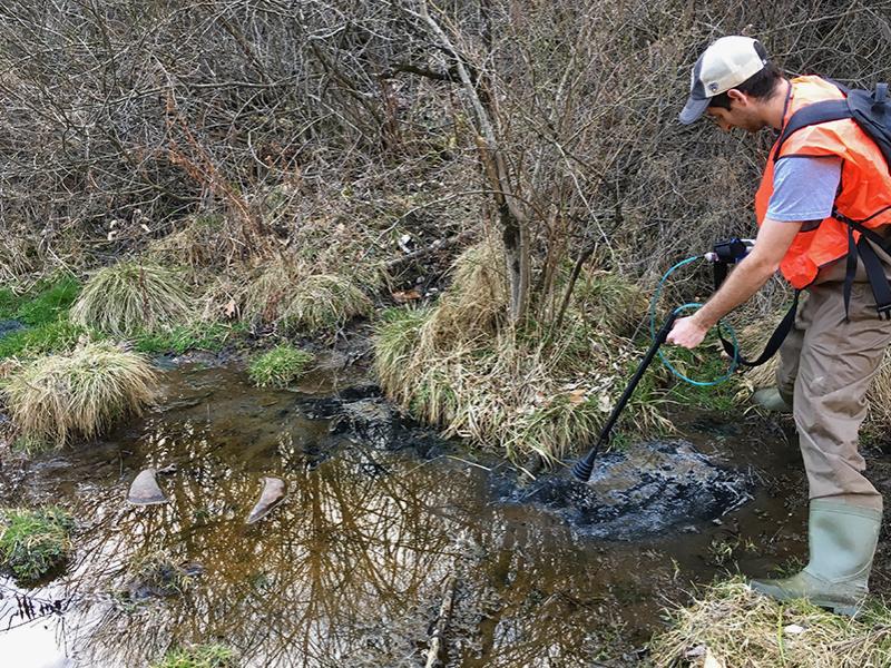 water methane sampling